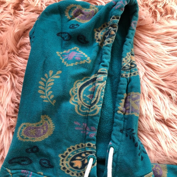 Character Hero Blue Green Hoodie - Picture 7 of 8